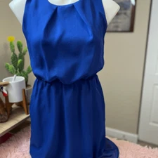 AB studios blue Dress size small