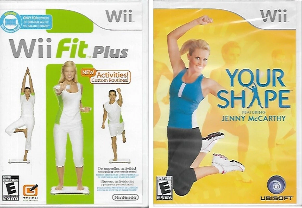 Nintendo Wii Fit Plus and Ubisoft Wii Your Shape featuring Jenny