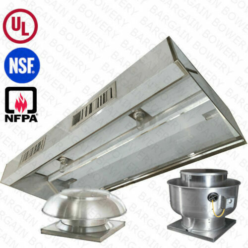 6 ft commercial exhaust hood