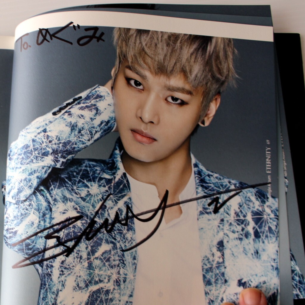 VIXX eternity 全員直筆サイン入りCD signed VIXX 4th Single Album Eternity Korea CD Lee Hongbin