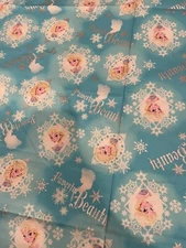 Disney Elsa Powerful Beauty Badge Fabric 3 1/2 Yards 45”W