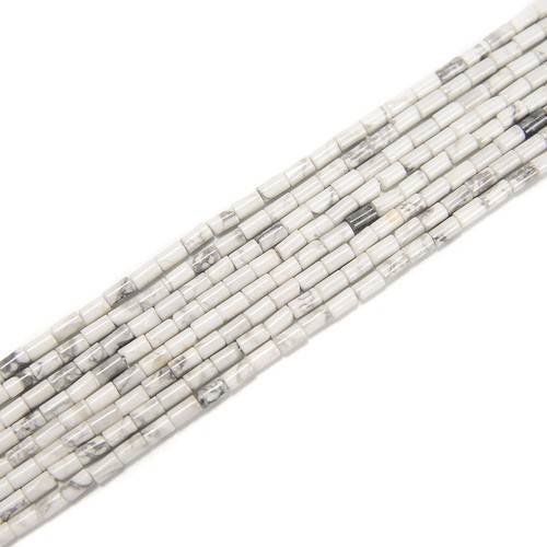 Mix Gemstone Smooth Round Tube Beads Size 2x4mm 15.5'' Strand - Picture 3 of 10