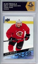 HCWPP - 2020-21 Upper Deck YG #478 Alec Regula Graded Rookie RC - 294355