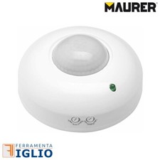 Sensore di Presenza Crepuscolare ad Infrarossi Rilevatore di Movimento 6MT 360°