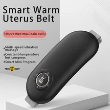 PMS Relief Belt Electric Heating Pad Vibration Massage Menstrual Cramp Pain 2025