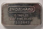 10oz .999 Fine Silver Engelhard Bar