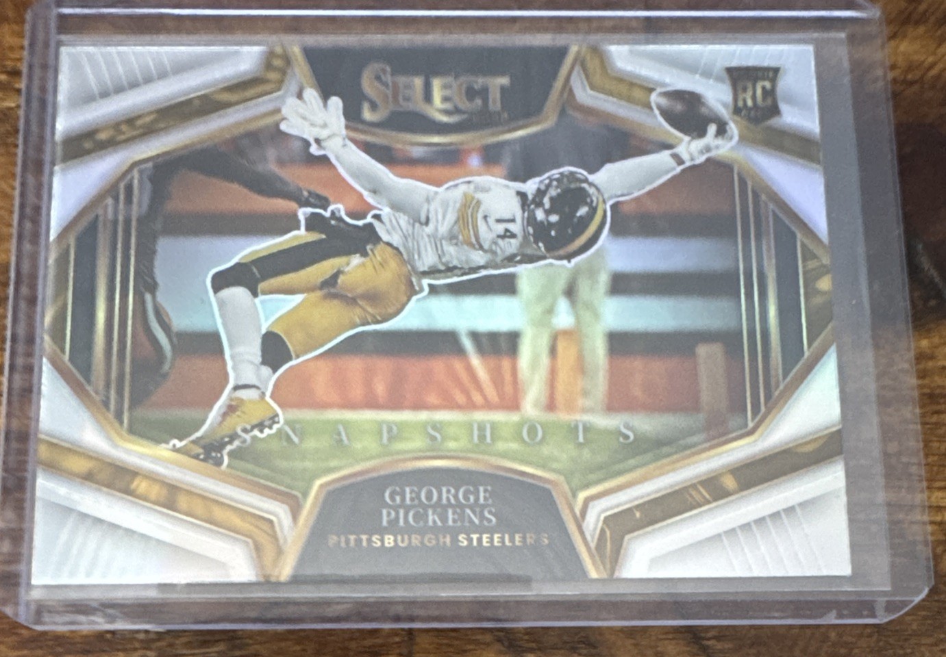 2022 Panini Select - Snapshots George Pickens #SS-6 Silver Prizm (RC)