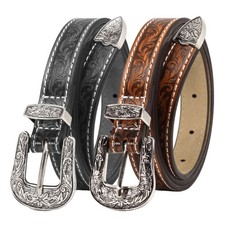 Western Fashion Cowgirl Cowboy belts for Girls Boys Jeans Pants Dresses