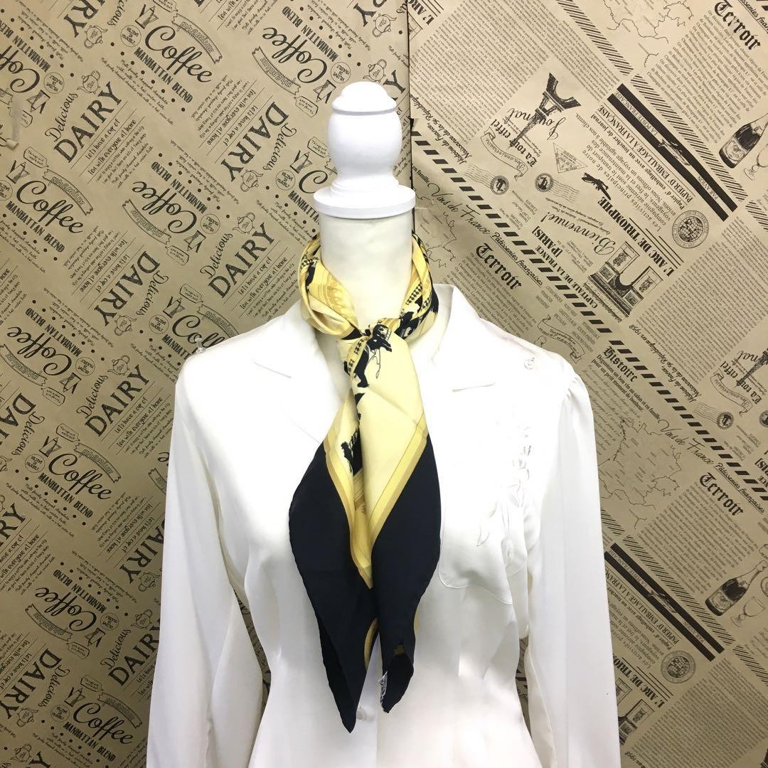 Hermes Les Ponts De Paris 90cm Silk Scarf FP310 Made in Japan