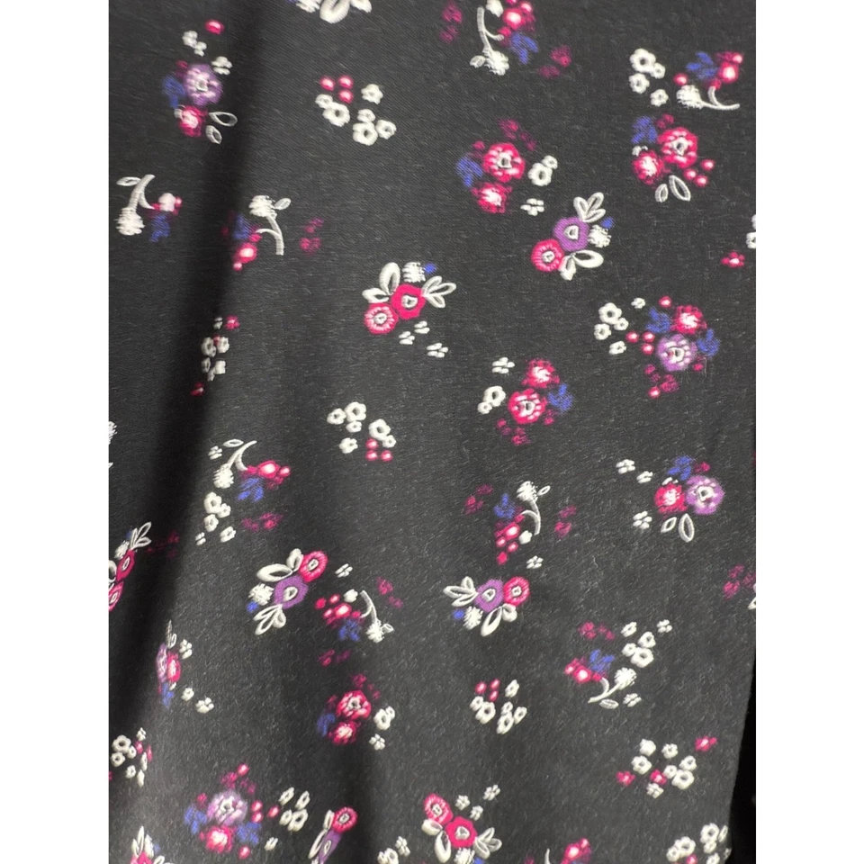 Leggings Lany Bryant Talla Grande 22 The Allie Elastizados Estampado Floral Negros Foto 2 de 4