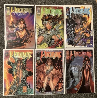 WITCHBLADE 1 2 3 4 5 6 Lot Set SIGNED BY MICHAEL TURNER Image Comics 1996