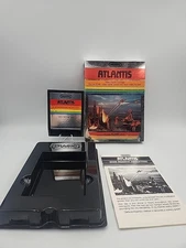 Atlantis Imagic Atari 2600 Video Game Complete in Box with Booklet
