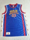 Harlem Globetrotters Jersey LG Blue Red Sleeveless Big Easy 52 Autographed READ