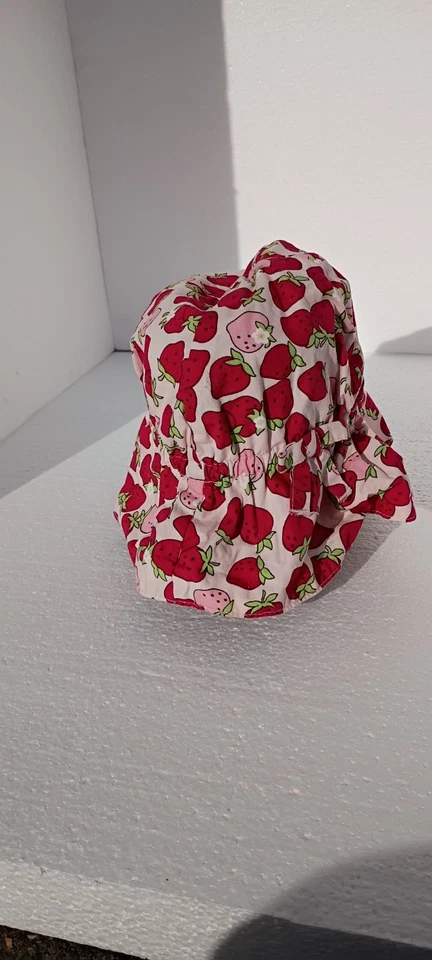 Gymboree Parche Fresa Belleza Sol Cubo Sombrero 12-18 Meses Infantil De Colección Foto 2 de 4