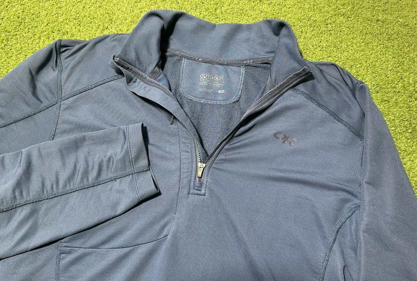 Outdoor Research Shirt Mens Large Wool Blend Delta Long Sleeve Blue 1/4 Zip
Opens in a new window or