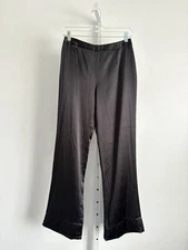 Vtg Giorgio Armani Black Label Wool Silk Trousers Pants Size 44 (US 8-10) Italy