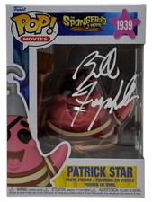Bill Fagerbakke Signed Spongebob Squarepants Patrick Star Funko Pop Beckett COA