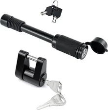 Cenipar Trailer Hitch Lock Receiver Long Pin 5/8 Inch Diameter 4 Inch... 