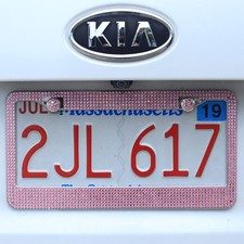 Premium Sparkling Rhinestone Crystal License Plate Tag Frame Diamond Bling