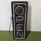Vintage Fallon Neon Vertical OPEN Sign Made In USA