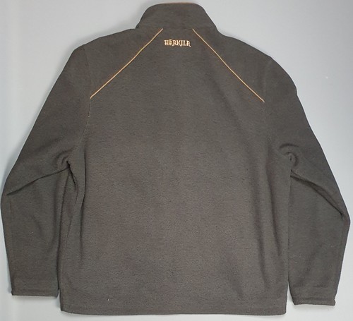 HARKILA Fleece Mens XL Brown Full Zip Hunting Outdoor Shooting Country - Picture 2 of 8