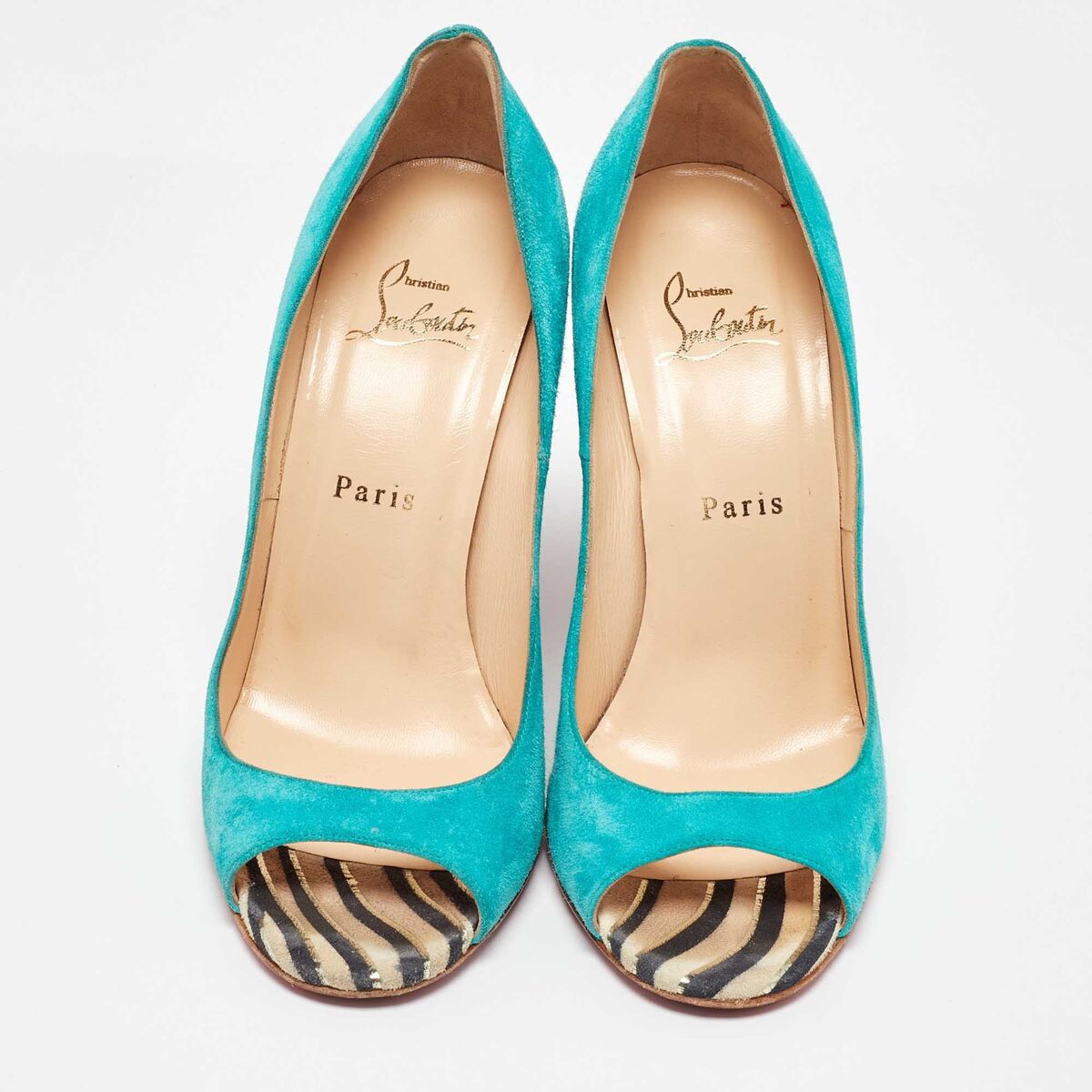 Christian Louboutin Multicolor Suede and Patent Leather Christian Louboutin Multicolor Suede and Patent Leather