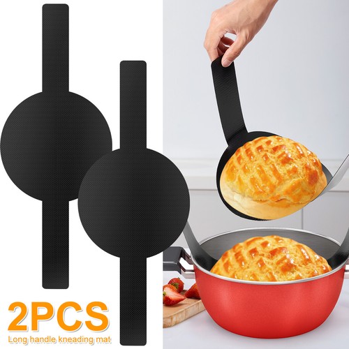 2Pcs Baking Mat for Dutch Oven Reusable Dutch Oven Liner with 6.3In Long paBuE