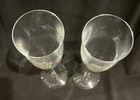 (2) Perrier Jouet - PJ Logo White Flower Champagne Flute Glass - MARKED — photo 4