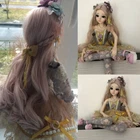 Full Set BJD Doll 1/3 Ball Jointed Girl Face Eye Dress Makeup Birthday Xmas Gift