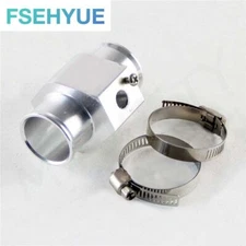 1/8 NPT 30mm Silver Water Temp Joint Pipe Sensor Gauge Radiator Hose Adapter