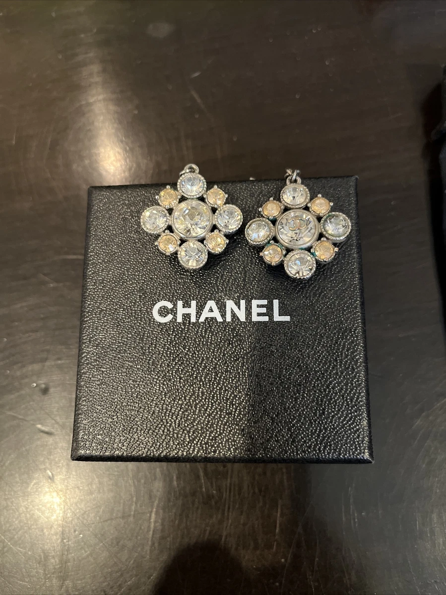 Coco chanel earrings silver online