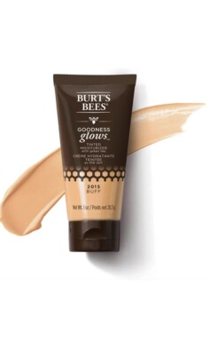 Burt's Bees Goodness Glows Tinted Moisturizer Foundation W Green Tea  2015 Buff