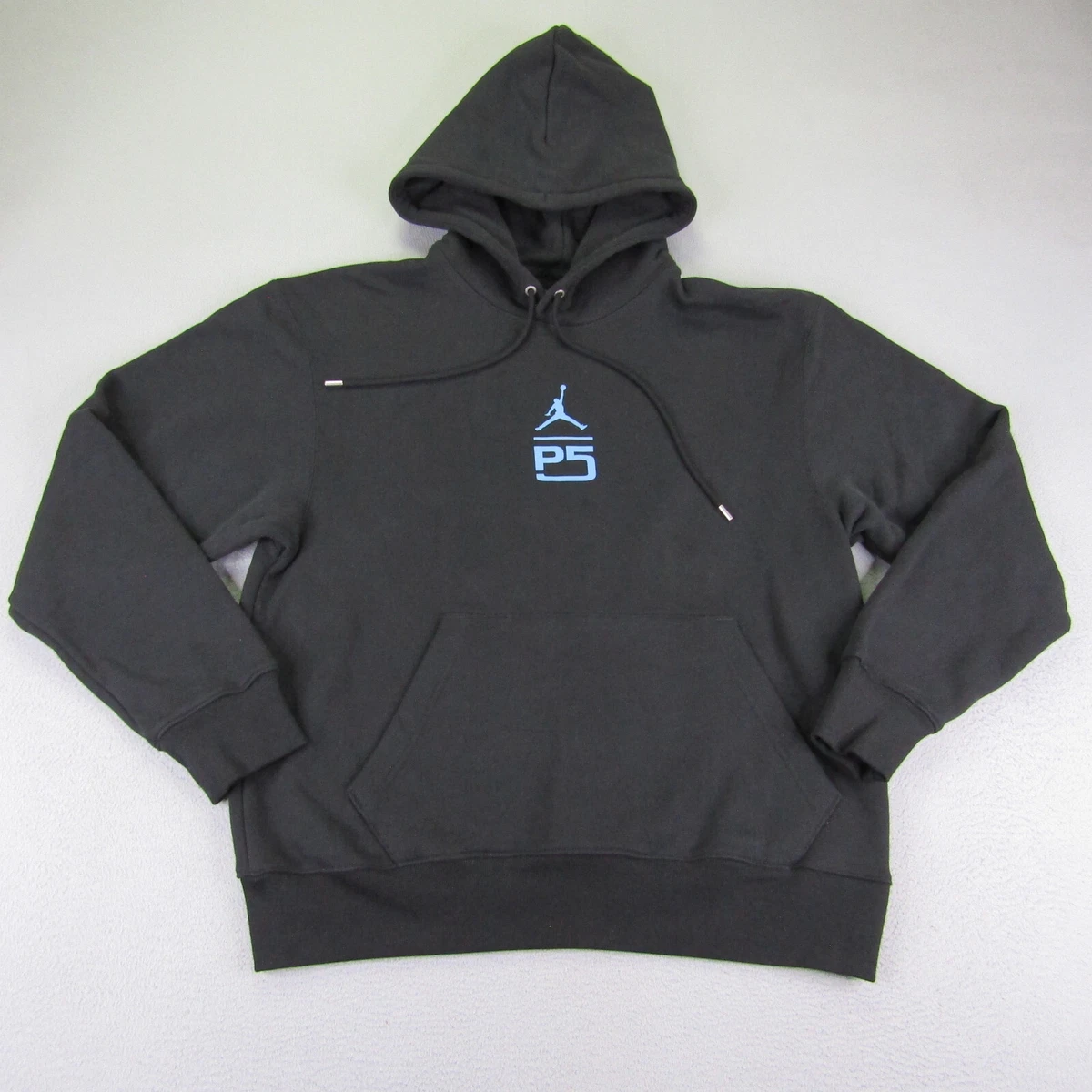 jordan hoodie black and blue