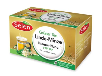SELEN Grüner Tee Linde Minze Kräutertee - Bild 1 von 2