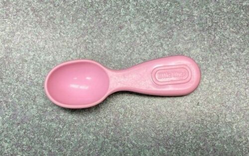 Vintage Little Pikes Pretend Play Food 3.5" Plastic Pink Spoon Kids Child - Picture 1 of 4