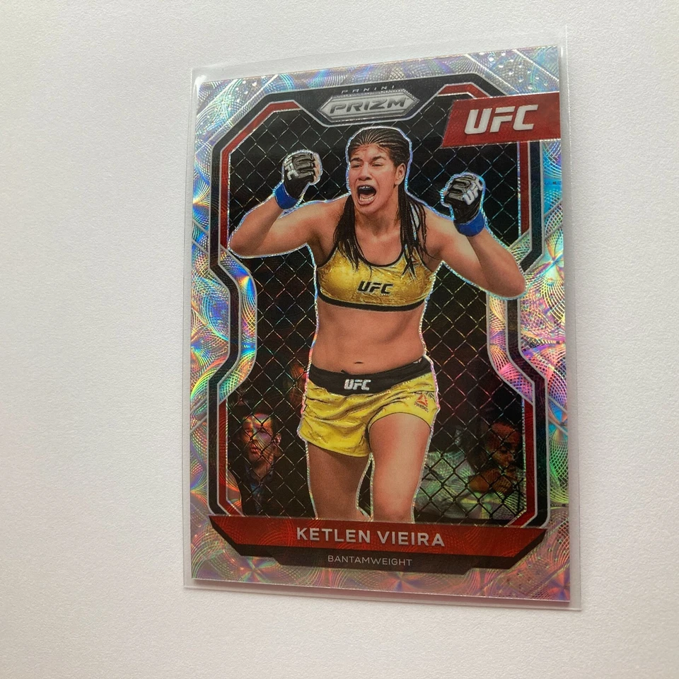 Ketlen Vieira 2021 Panini Prizm UFC Premium Box Set Scope Prizm Card 73/99 #85 - Image 2 of 4