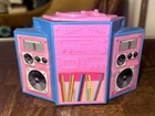VINTAGE ARCO MATTEL BARBIE STEREO SYSTEM TURNTABLE SPEAKERS RACKERS ACCESSORY