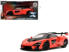 MCLAREN SENNA RED & BLACK "FAST X" FAST & FURIOUS 1/32 DIECAST CAR BY JADA 35614