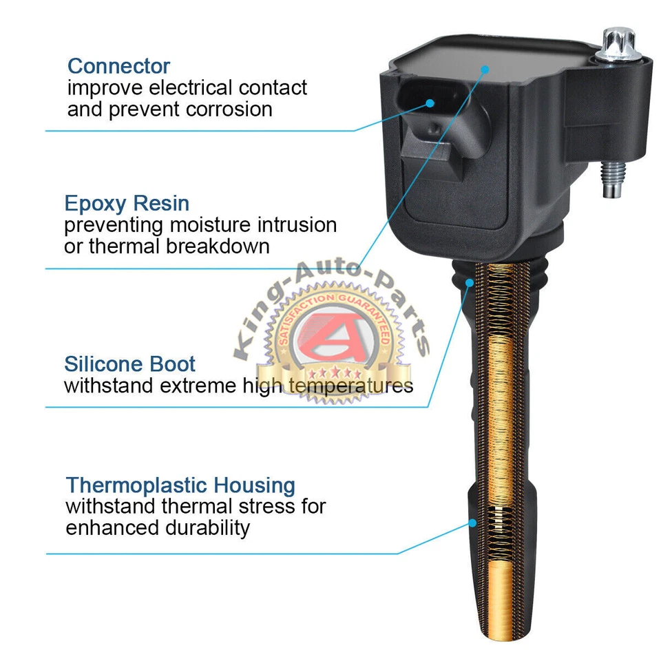 Ignition Coils For BMW 340I 430I 540I 640I 740I M240I X4 3.0L L6 UF750 Set of 6 Foto 3 de 4