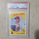 Topps 2018 Archives 1959 Design Shohei Ohtani RC #50 PSA 9 Auto 93212475