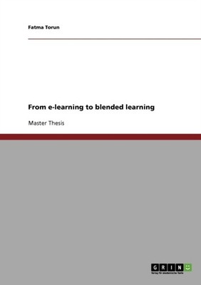 Torun - From e-learning to blended learning - paperback or softback - E555z