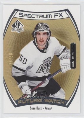2021 SP Authentic Bounty Spectrum FX Gold 38/50 Sean Durzi #S-50 Rookie RC 0g27