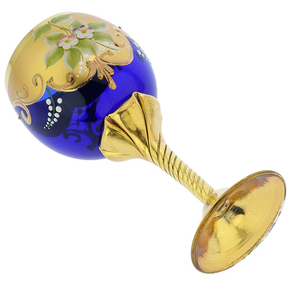 MURANO La Fenice ムラノ ラ フェニーチェ 双耳 スワン グラス MURANO La Fenice ムラノ ラ フェニーチェ 双耳 ドラゴングラス