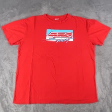 Vintage Y2K Axo Sport Logo Motocross Red L T-Shirt Bike BMX Skate Grunge Surf