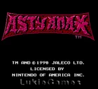 Astyanax - NES Nintendo Game