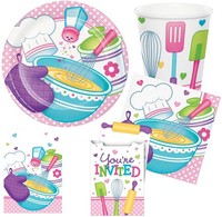 Partydeko Set Mittel Chefkoch FüR 8 Kinder, Partydeko