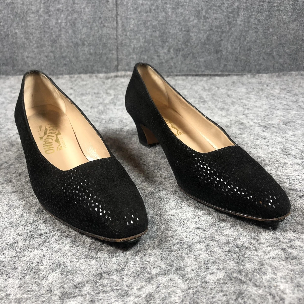 Bomba Trotters Kiera Para Mujer – Tacón Kitten En Ante Negro Super Suave – Talla 40 EU, Comodidad Todo El Día
