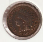 US Rare Old West 1903 Indian Head Penny Coin American Collection Shield Cent USA