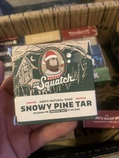 LIMITED EDITION Dr Squatch SNOWY PINE TAR Soap Bricc Xmas Holiday Christmas