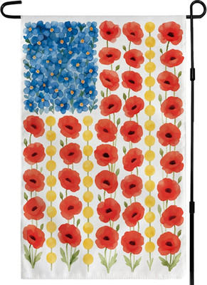 Memorial Day Garden Flag 12x18 Double Sided Patriotic American Flag Spring Decor